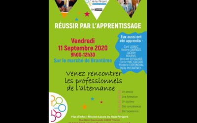 Réussir par l’apprentissage-Brantôme 11 septembre